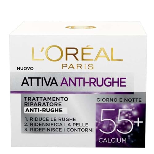 L'OREAL PARIS CREMA VISO ATTIVA ANTI-RUGHE 55+