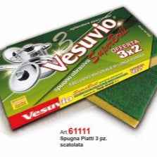 Vesuvio Spugna Piatti 3X2 - 3 PZ Spugne VESUVIO
