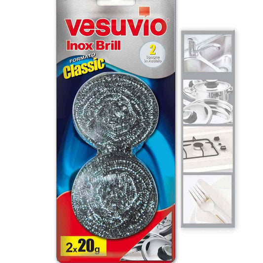 VESUVIO SPUGNA ACCIAIO 2PZ X 20GR