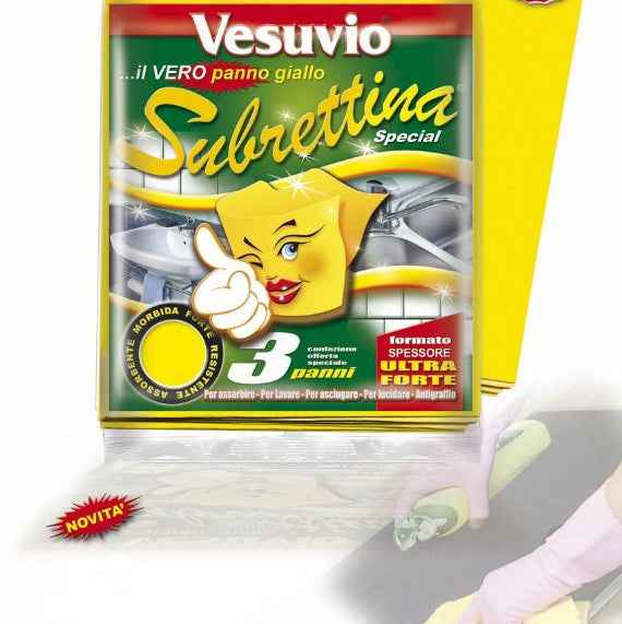 Vesuvio Panno Multiuso Subrettina 3PZ Panni VESUVIO
