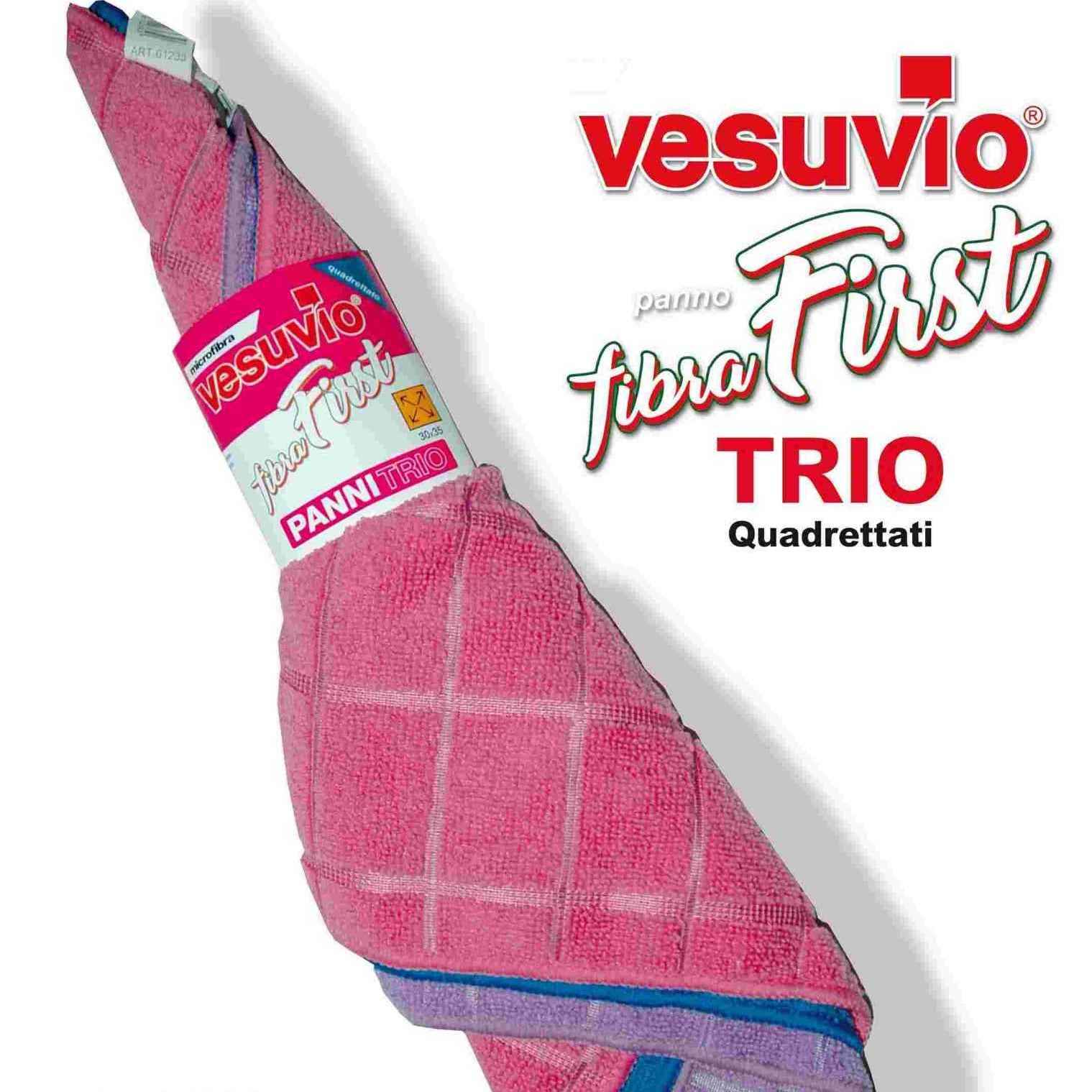 Vesuvio Panno Multiuso Microfibra Trio 30x35 Quadro PANNI VESUVIO