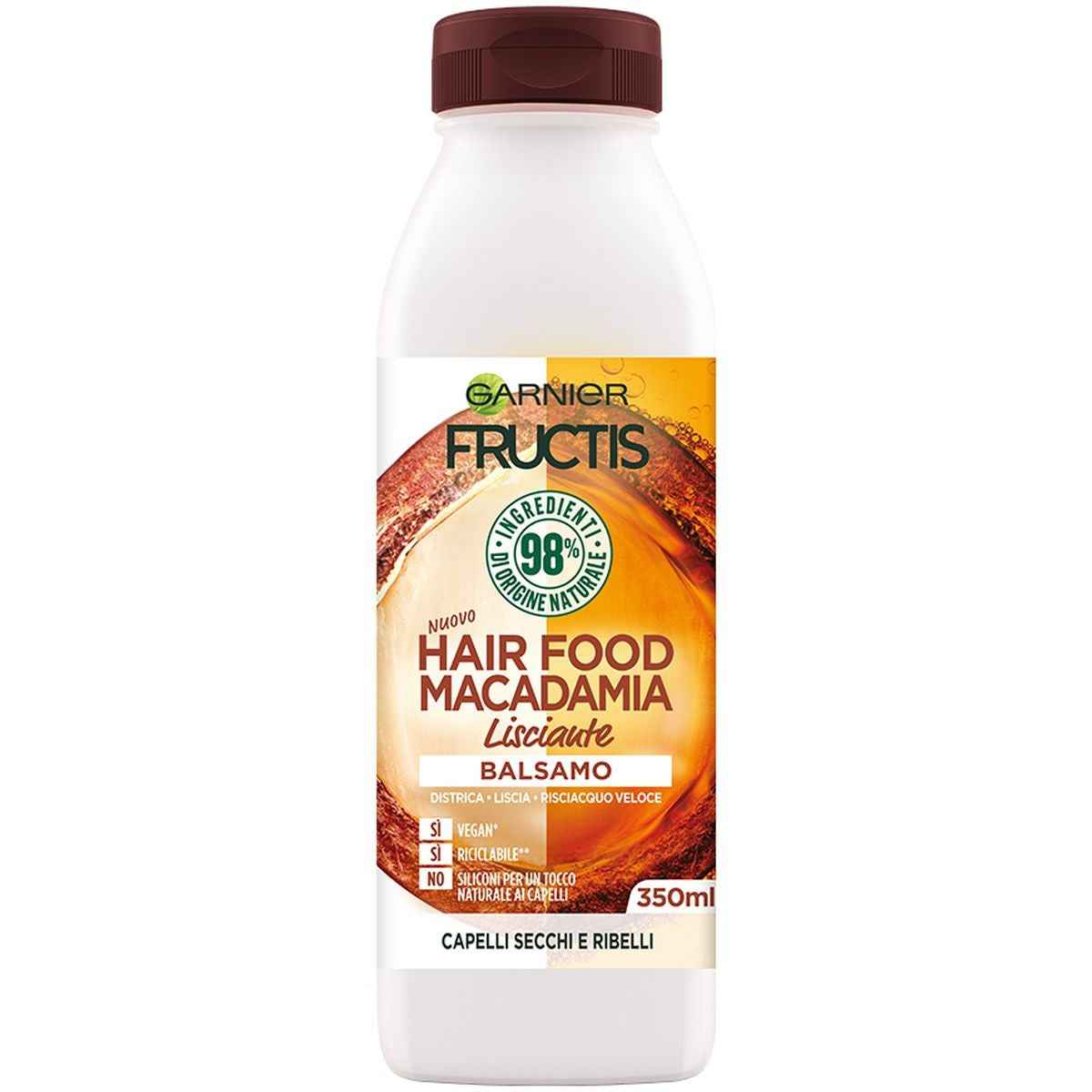 Fructis Balsamo Hair Food Macadamia 350ml Balsamo FRUCTIS