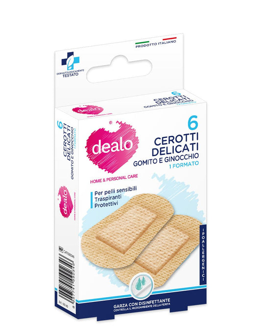 Dealo Cerotti Delicati Gomito e Ginocchio - 6 Pz