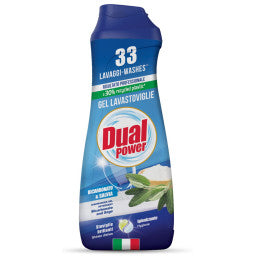 DUAL POWER GEL LAVASTOVIGLIE CLASSICO/BICARBONATO 660ML