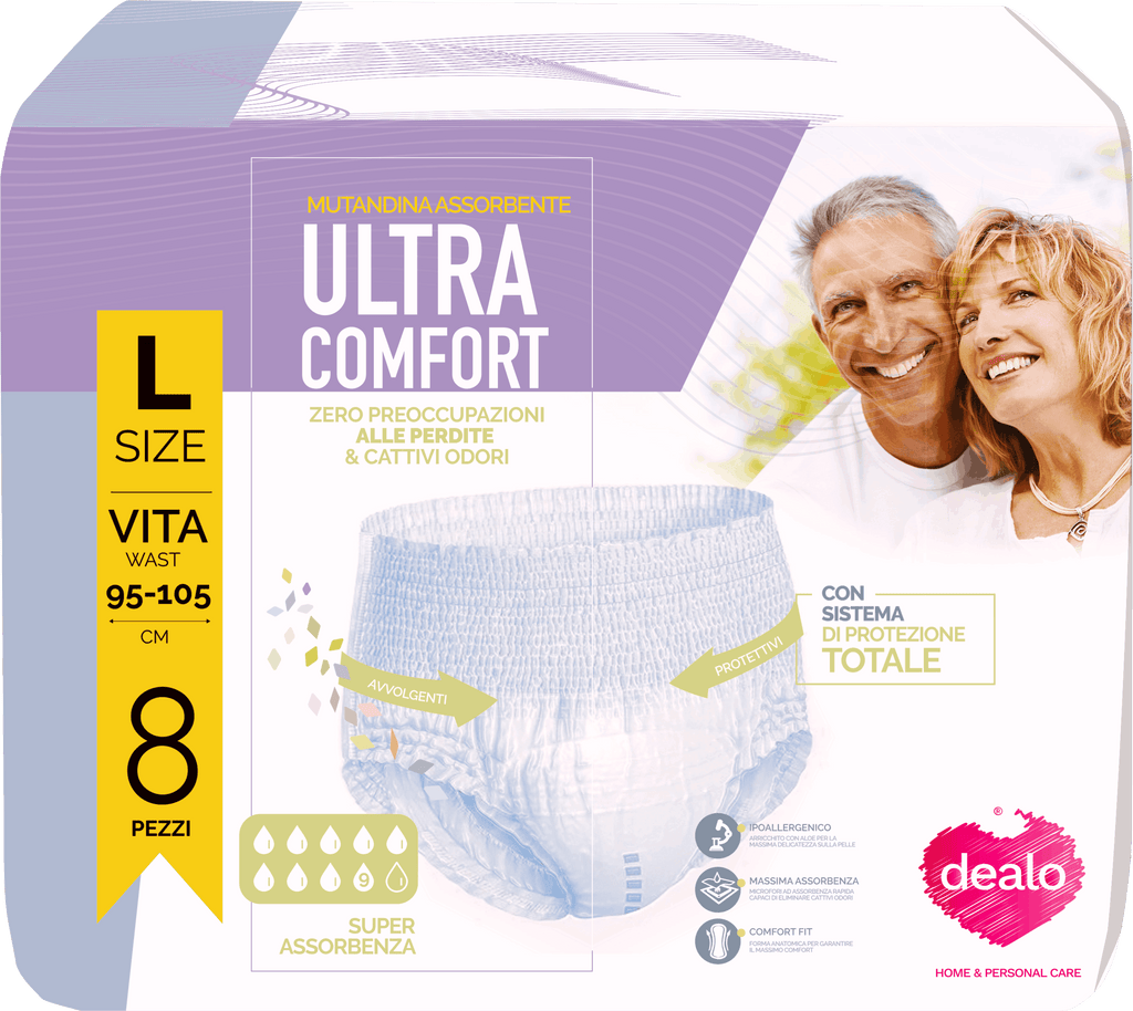 Pantaloni Ultra Comfort DEALO Assorbenti Incontinenza DEALO
