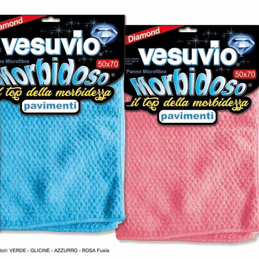 Vesuvio Panno Pavimenti Microfibra Morbidoso Diamante 50X70 Panni VESUVIO