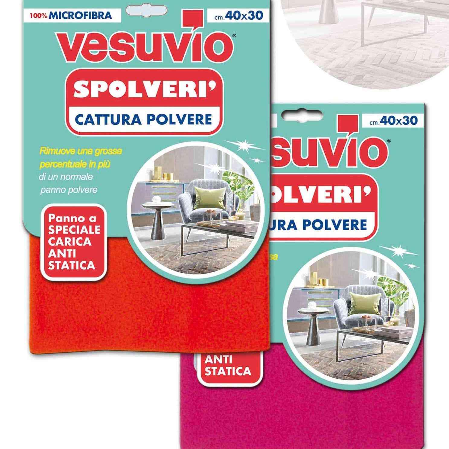 Vesuvio Panno Multiuso Microfibra Spolveri 40x30 PANNI VESUVIO