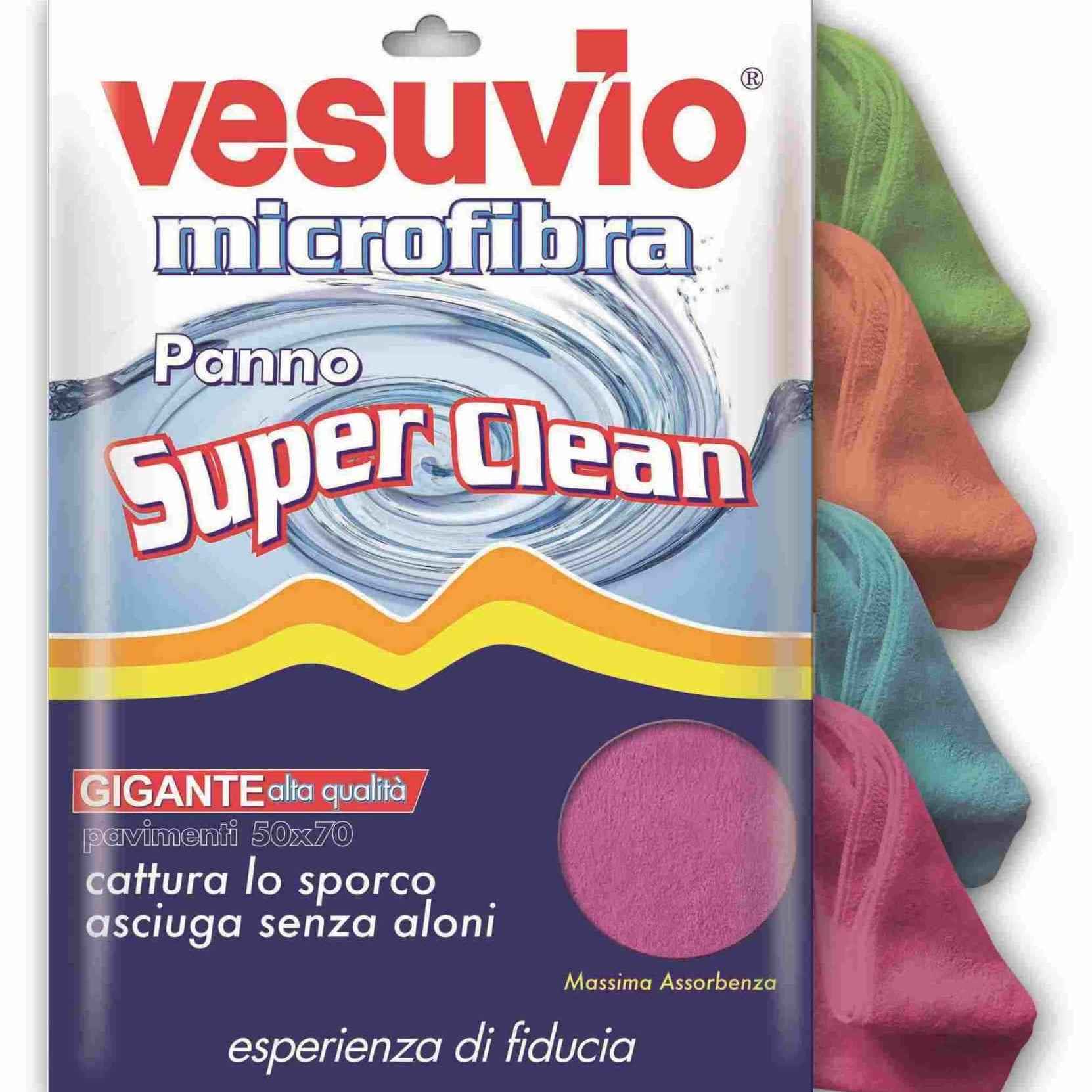 Vesuvio Panno Pavimenti Microfibra Superclean 50x70 PANNI VESUVIO