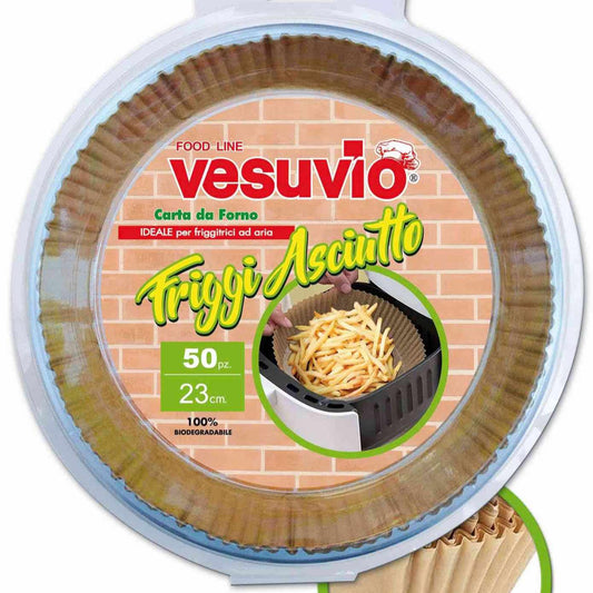 VESUVIO CONTENITORI IN CARTA FORNO TONDO 23CM