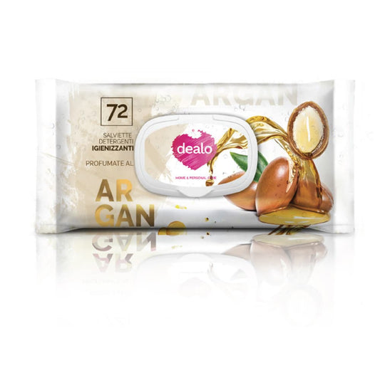 Dealo Salviettine igienizzanti Baby 72 Pz Olio di Argan
