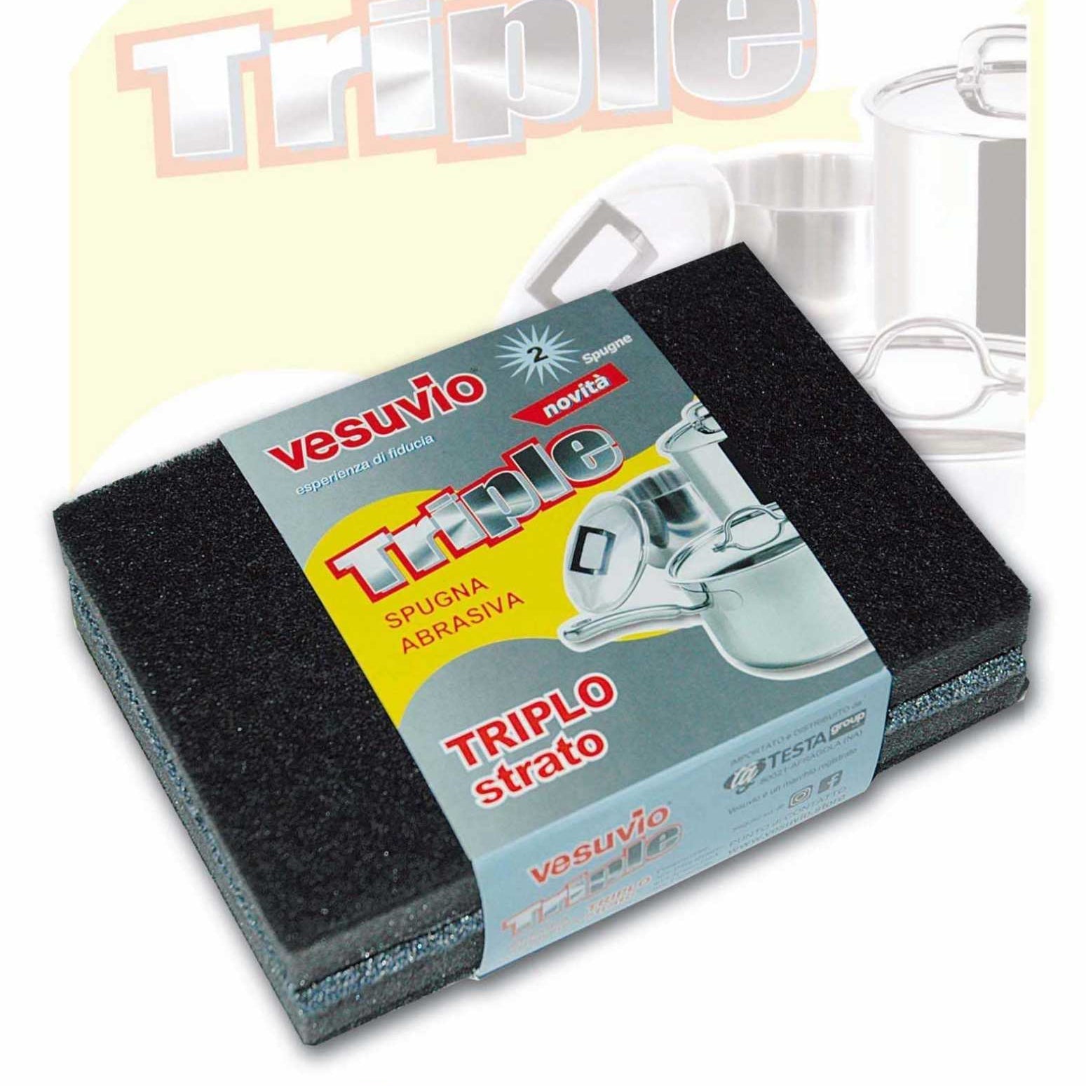 Vesuvio Spugna Cucina 3 Pz Spugne VESUVIO