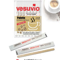 Vesuvio Aste Caffè In Legno 100PZ Imbustate TAVOLA MONOUSO VESUVIO
