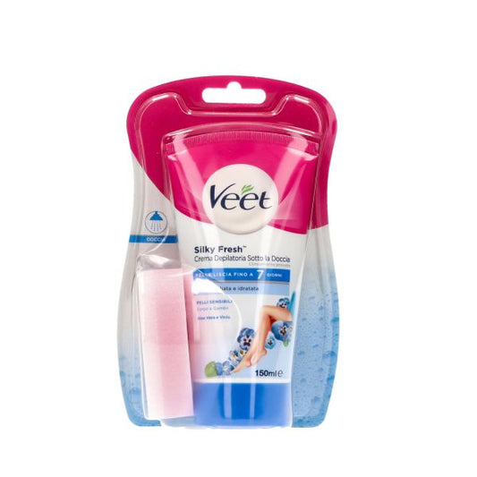 VEET CREMA DEPILATORIA PURE SOTTO LA DOCCIA PELLI SENSIBILI