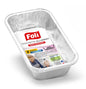 FOLI VASCHETTE ALLUMINIO SENZA COPERCHIO 3 PORZIONI