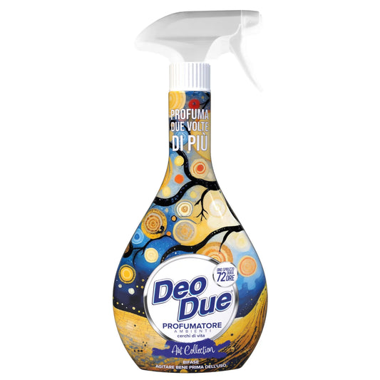 DEO DUE PROFUMATORE AMBIENTE SPRAY 600ML ART COLLECTION CERCHI DI VITA