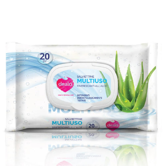 DEALO SALVIETTINE KIDS ALOE 20PZ