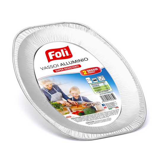FOLI VASSOI ALLUMINIO PICCOLI