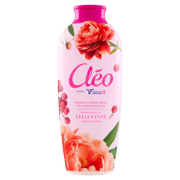 Cleo Peonia e Pepe Rosa del Madagascar Bagnodoccia Vellutante 750 ml