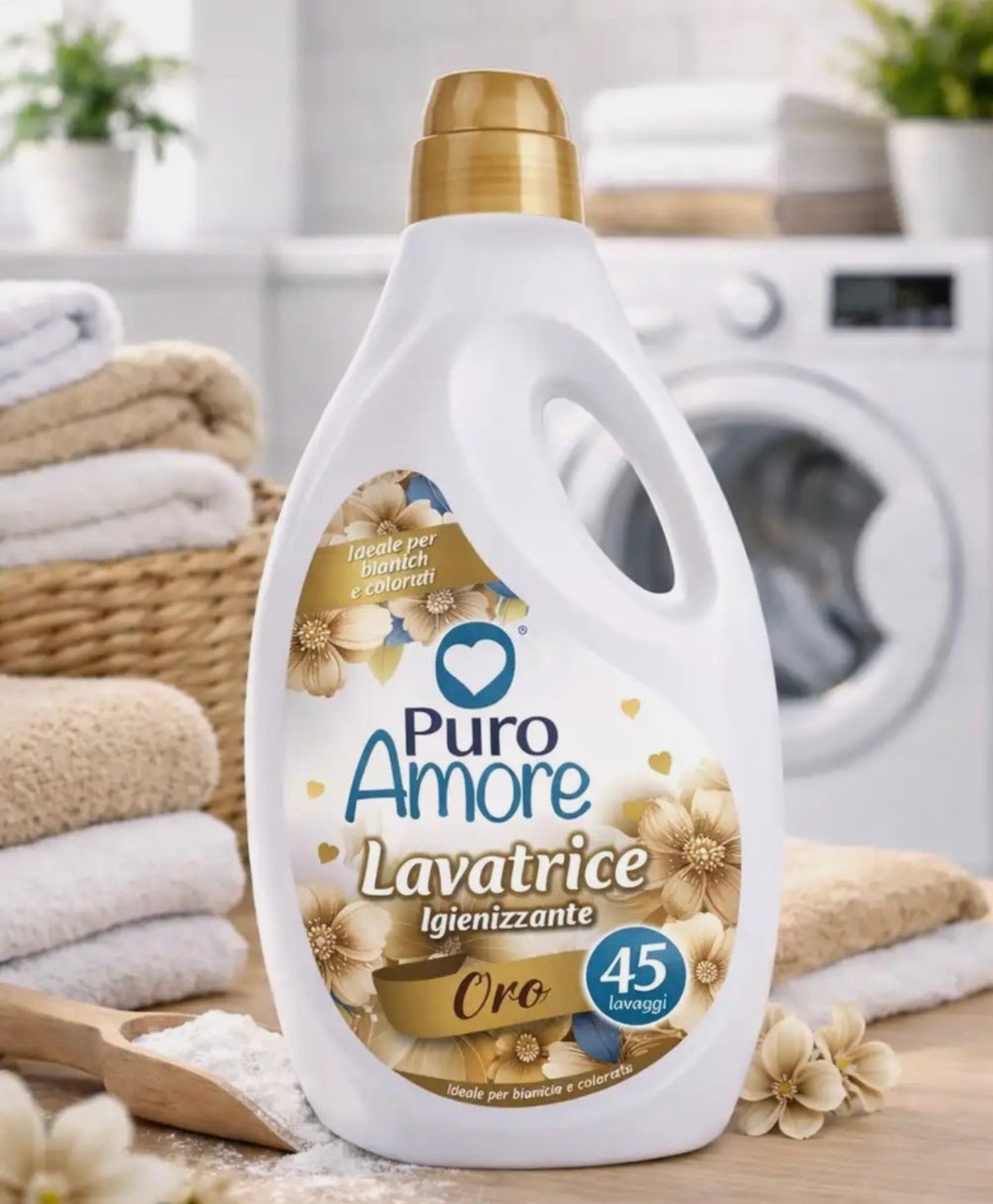Puro Amore Detersivo Bucato Oro 45Lavaggi