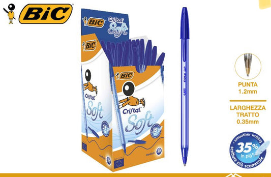 Bic Penna cristal soft blu