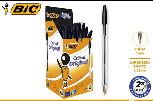 Bic Penna cristal nera