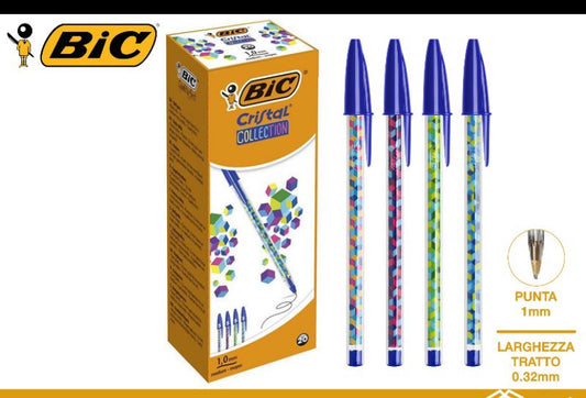 Bic Penna cristal collection blu