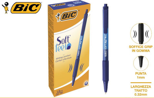 Bic Penna soft Feel blu