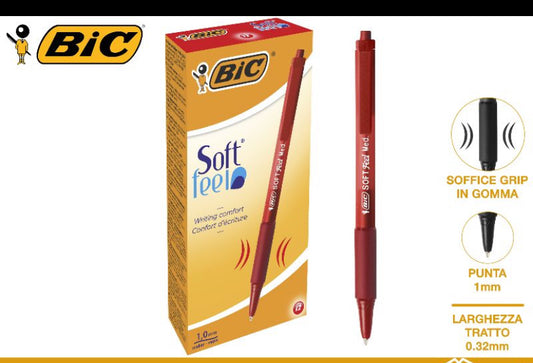 Bic Penna soft Feel rossa