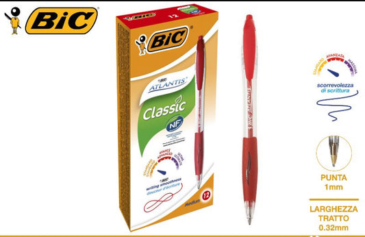 Bic Penna Atlantis rossa