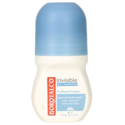 BOROTALCO DEODORANTE ROLL-ON INVISIBLE FRESCO 50ML