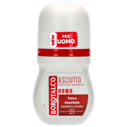 BOROTALCO DEODORANTE ROLL-ON MAN PROFUMO AMBRATO 50ML