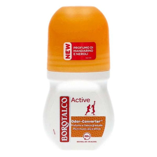 BOROTALCO DEODORANTE ROLL-ON 50 ML ACTIVE ARANCIO