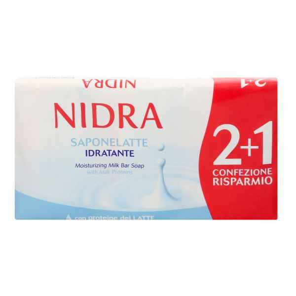 Nidra Saponetta Idratante 90GR 3 pz Sapone Liquido e saponette NIDRA