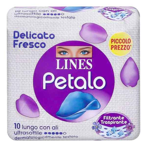 Lines Assorbenti Petalo Ultra sottili Extralungo con Ali Assorbenti LINES