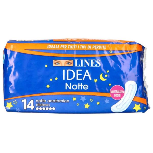 LINES ASSORBENTI IDEA NOTTE SUPER EXTRA LUNGHI