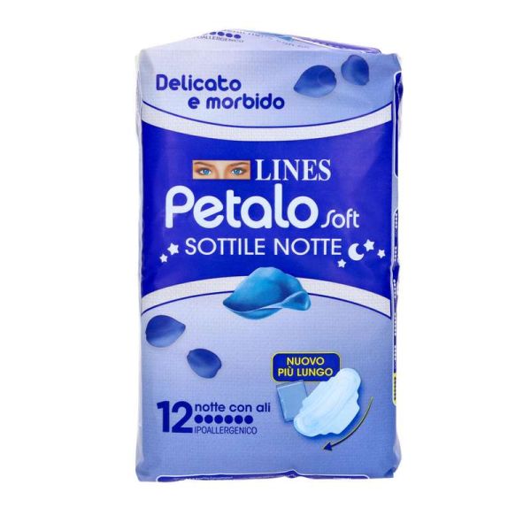 LINES ASSORBENTI PETALO SOFT NOTTE CON ALI - I negozi del sottocosto