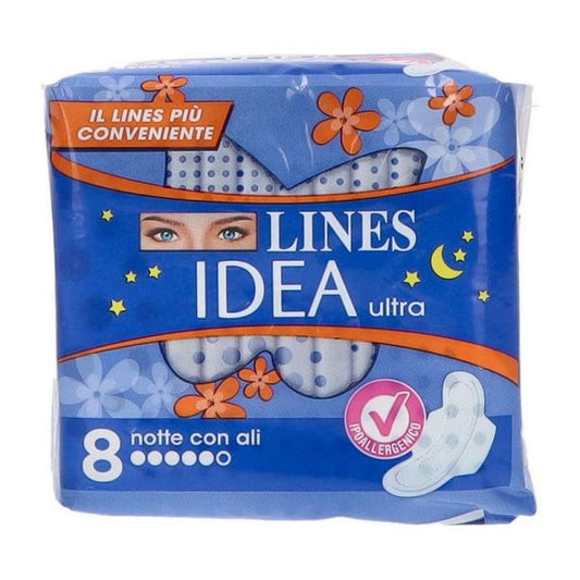 LINES ASSORBENTI IDEA ULTRA NOTTE CON ALI