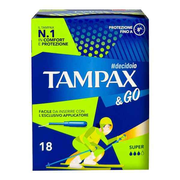 Tampax &Go Assorbenti Interni Super Assorbenti TAMPAX