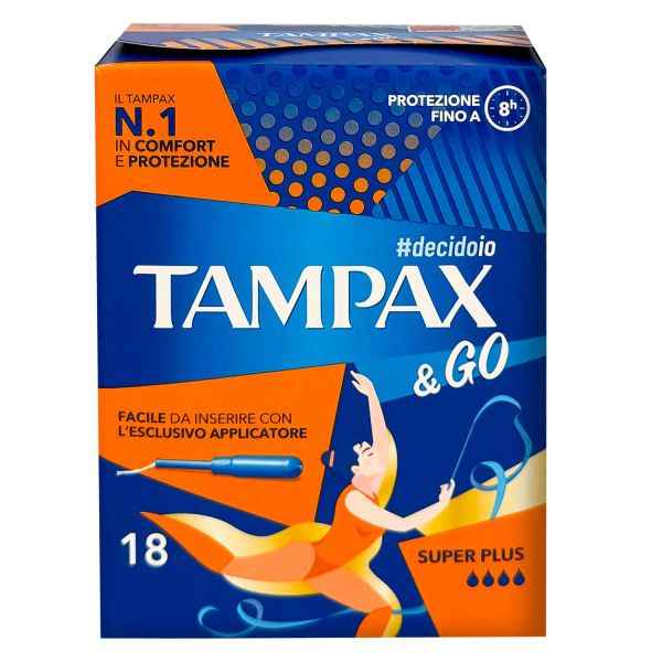 Tampax &Go Assorbenti Interni Super Plus Assorbenti TAMPAX