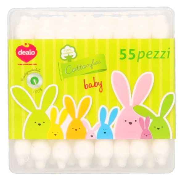 Dealo Cotton Fioc Baby 55PZ Cotton fioc DEALO