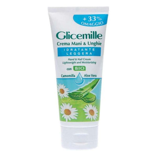 CREMA MANI GLICEMILLE IDRATANTE E LEGGERA ALLA CAMOMILLA E ALOE VERA