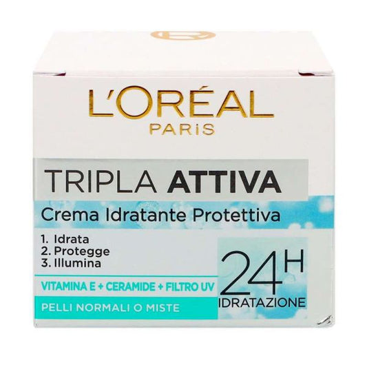 L'OREAL PARIS CREMA TRIPLA ATTIVA 50ML PELLI NORMALI