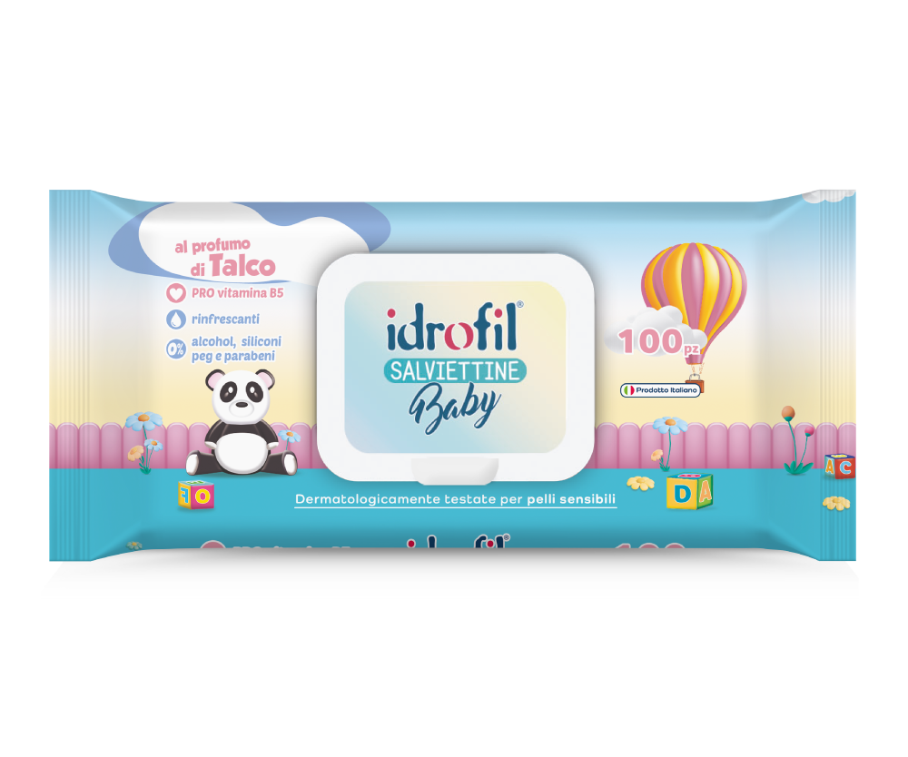 IDROFIL SALVIETTA BABY TALCO