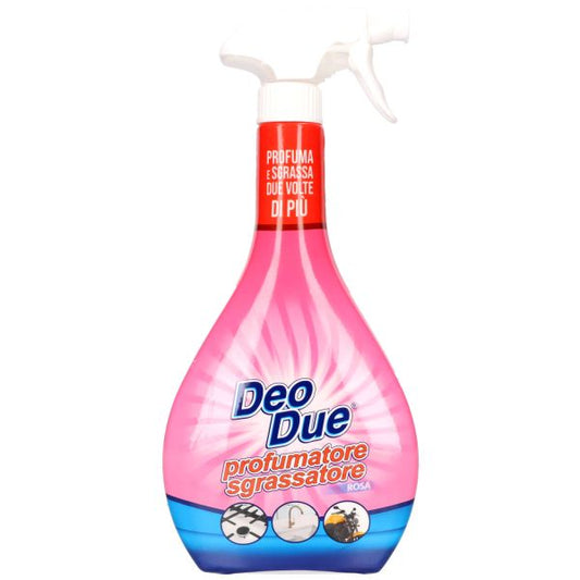 DEO DUE SGRASSATORE PROFUMATORE ROSA 600ML