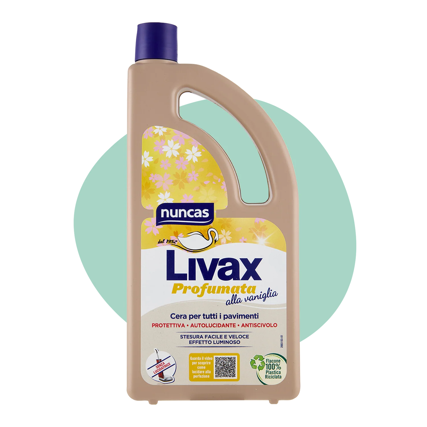 Nuncas Livax Cera Profumata Vaniglia per tutti i tipi di Pavimenti 1000ml