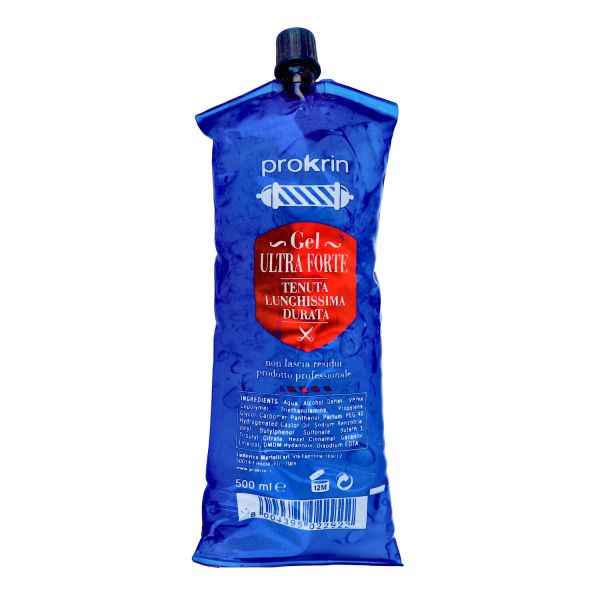 PROKRIN GEL CAPELLI EFFETTO BAGNATO ULTRA FORTE 500ML Gel e Cera PROKRIN
