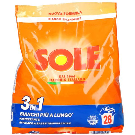 SOLE DETERSIVO IN POLVERE 26 LAVAGGI