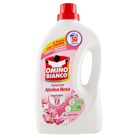 OMINO BIANCO DETERSIVO LAVATRICE NINFEA ROSA