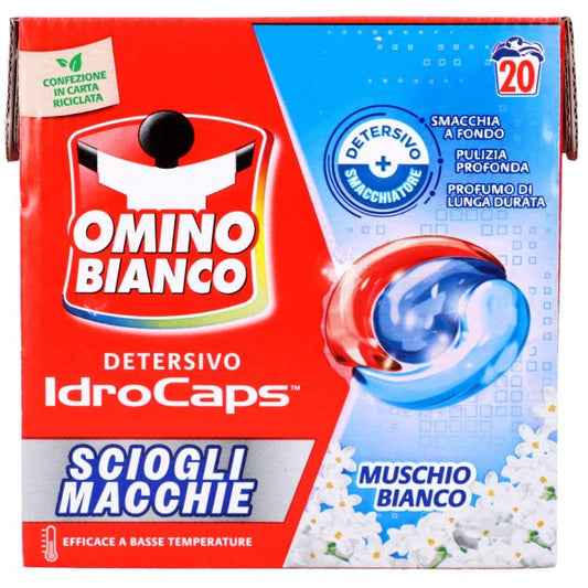 OMINO BIANCO SCIOGLIMACCHIE CAPS 20PZ