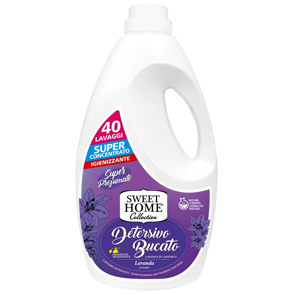 Sweet Home Detersivo Liquido Per Bucato - 40 Lavaggi - 2 Litri - Lavanda - I negozi del sottocosto